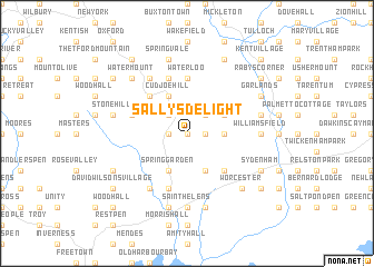 map of Sallys Delight