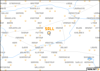 map of Sall