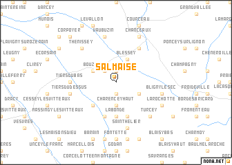 map of Salmaise