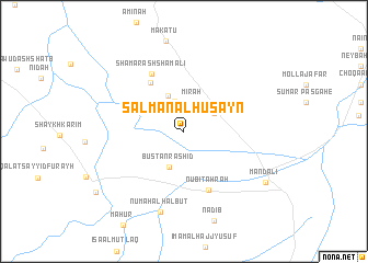 map of Salmān al Ḩusayn