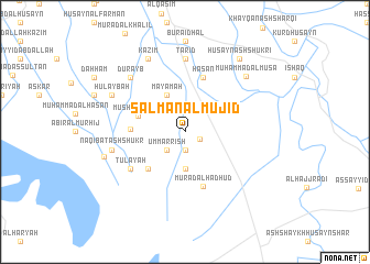 map of Salmān al Mūjid