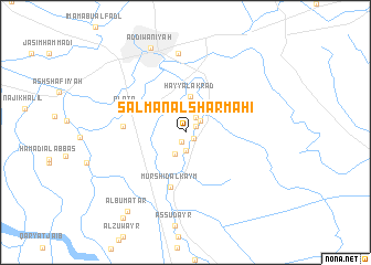 map of Salmān Āl Sharmāhī