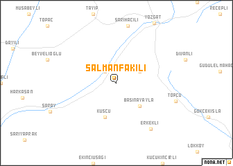 map of Salmanfakılı