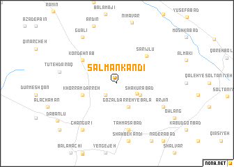 map of Salmān Kandī