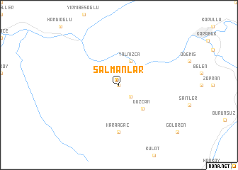 map of Salmanlar