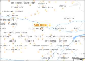 map of Salmbach