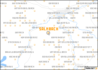 map of Salmbach