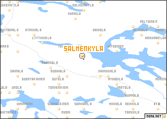 map of Salmenkylä