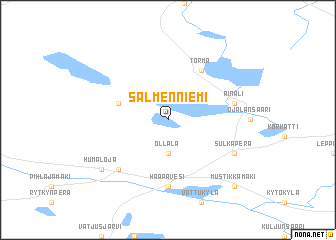 map of Salmenniemi