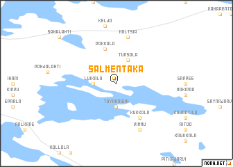 map of Salmentaka