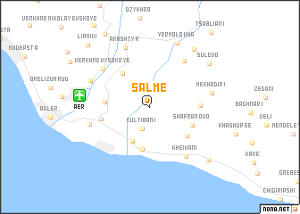 map of Salme