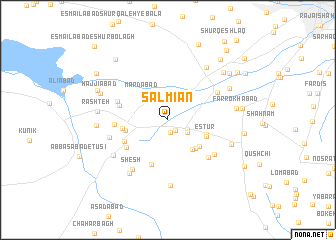 map of Salmīān