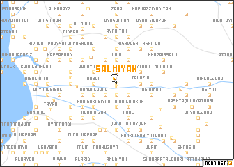 map of Salmīyah