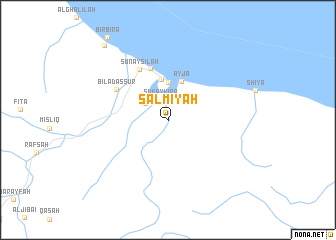 map of Salmīyah