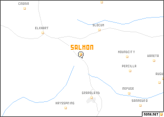 map of Salmon