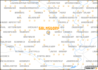 map of Salmsdorf