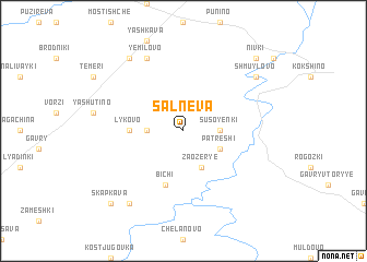 map of Salneva