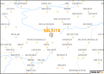 map of Sălniţa