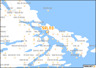 map of Salnö