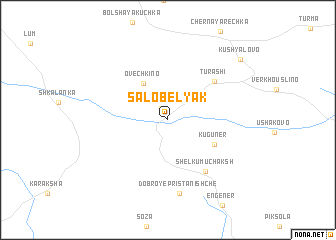 map of Salobelyak