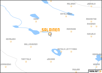 map of Saloinen