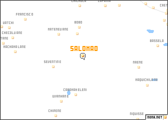 map of Salomão