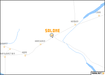 map of Salome