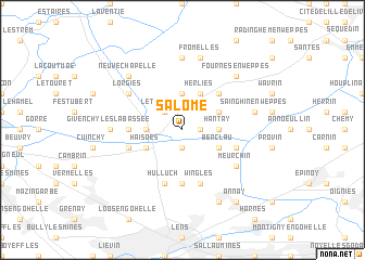 map of Salomé