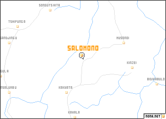 map of Salomono