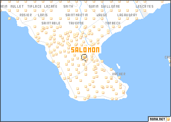 map of Salomon