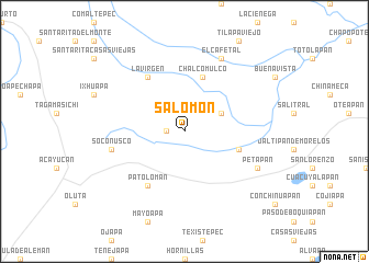 map of Salomón