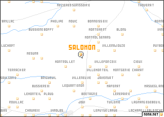 map of Salomon