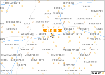 map of Salomvár