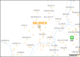 map of Salónica