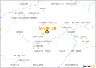 map of Salónica