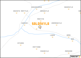 map of Salonkylä