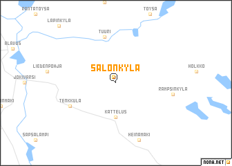 map of Salonkylä