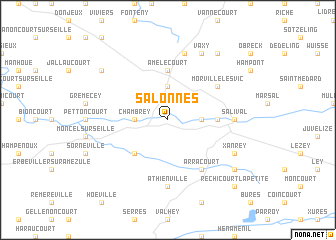 map of Salonnes