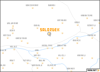 map of Salördek