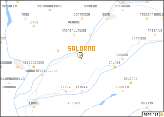 map of Salorno