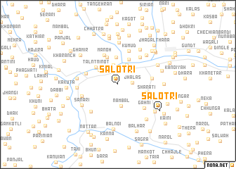 map of Salotri