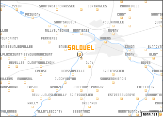 map of Salouël