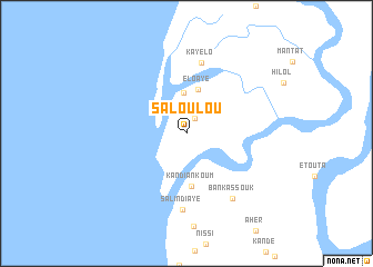 map of Saloulou