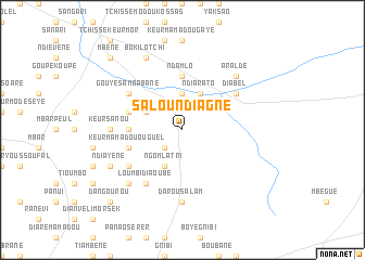 map of Salou Ndiagne
