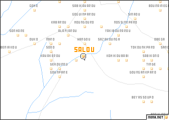 map of Salou