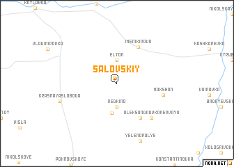 map of Salovskiy