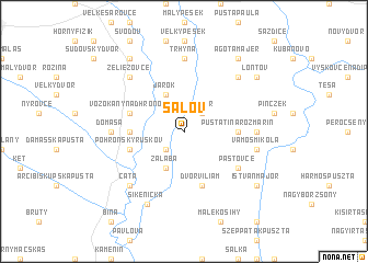 map of Šalov