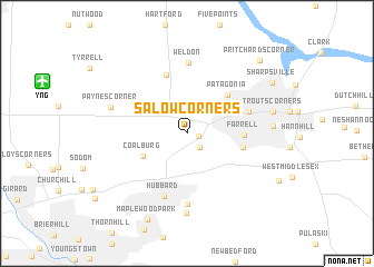 map of Salow Corners