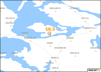 map of Salo