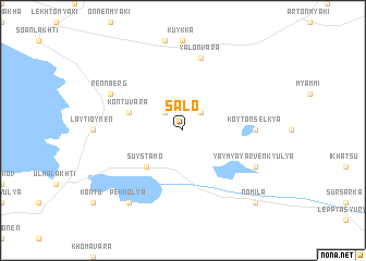 map of Salo